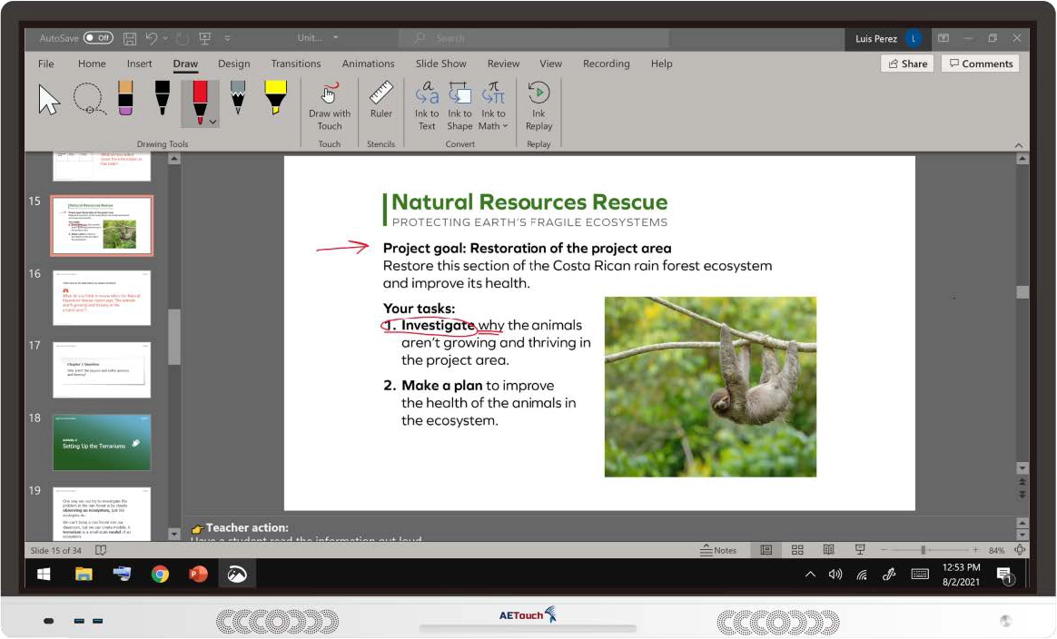 55″ Interactive Whiteboard CK Series